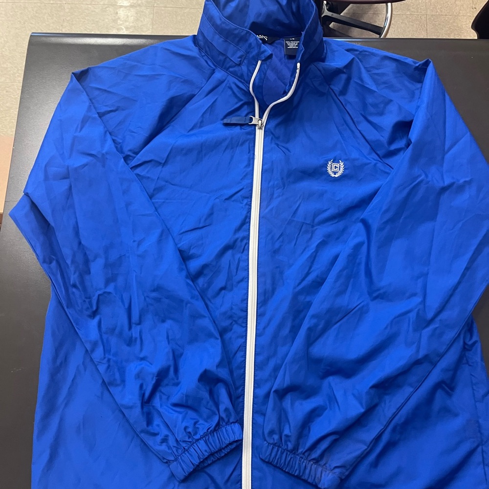 Chaps Blue Windbreaker Jacket